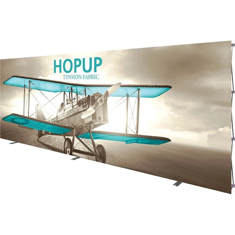 Hopup 20ft Full Height Straight Display W/ Front Graphic 1