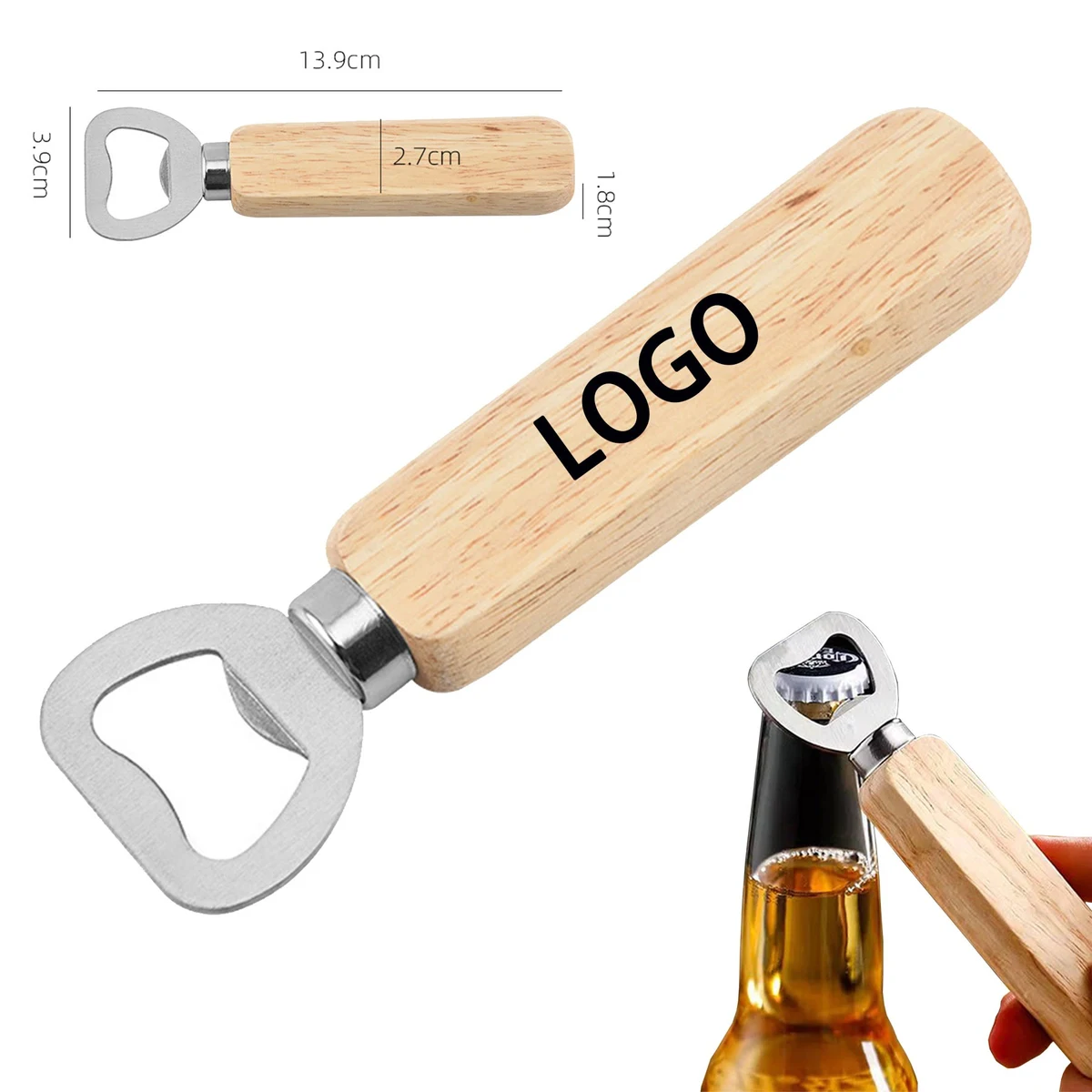 Bartender Bottle Openers With Wood Handle 1