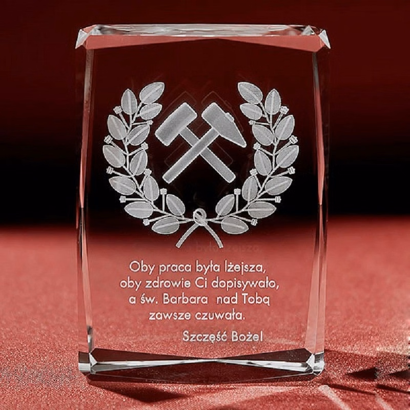 Custom 3D Crystal Cube