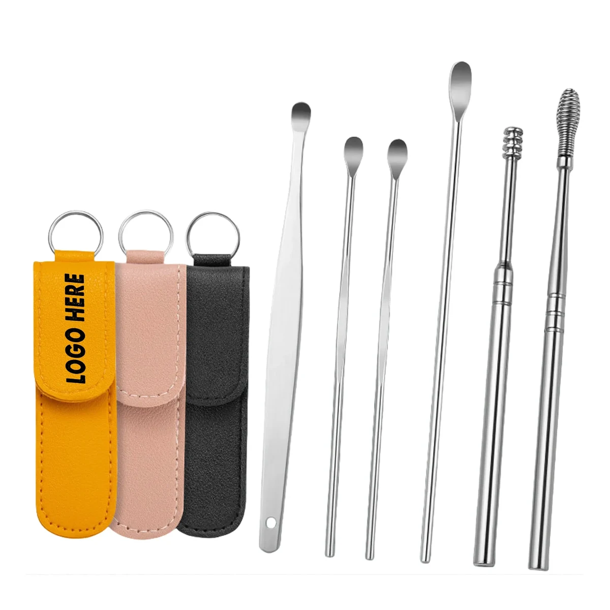6 Pcs Ear Pick Earwax Removal Kit Cleansing Tool Set 1