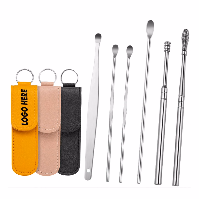 6 Pcs Ear Pick Earwax Removal Kit Cleansing Tool Set