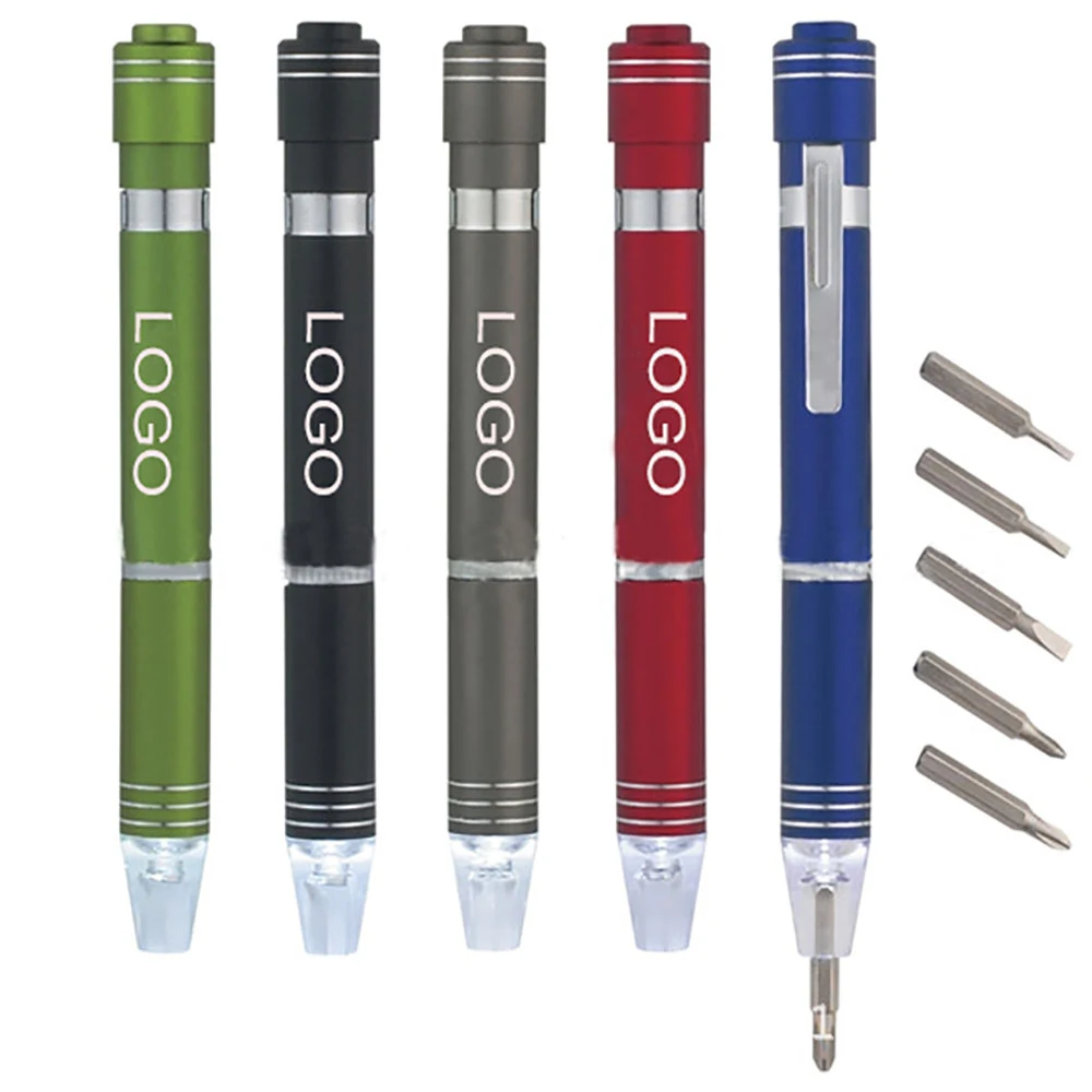 Mini Screwdriver Pen with LED Light 1