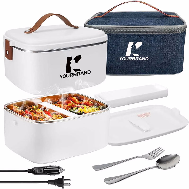 3-in-1 1.8L Portable Electric Heated Lunch Box Food Heater