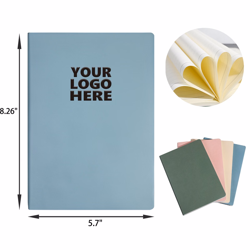 MOQ 50 PCS A5 Fine Leather Notebook