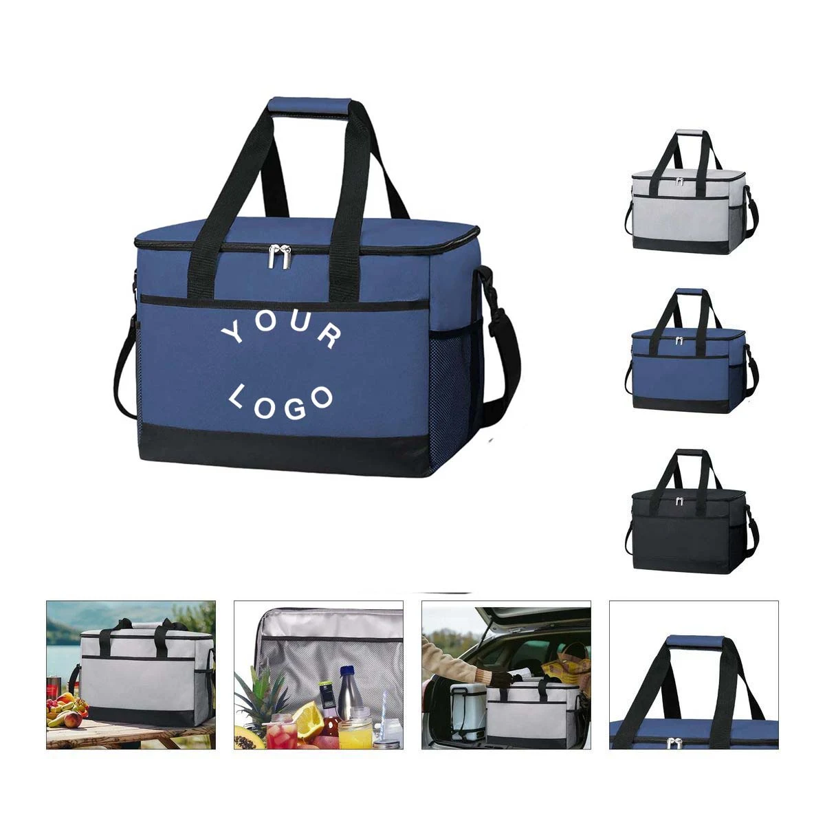 Large Capacity Picnic Cooler Bag with Oxford Fabric 1