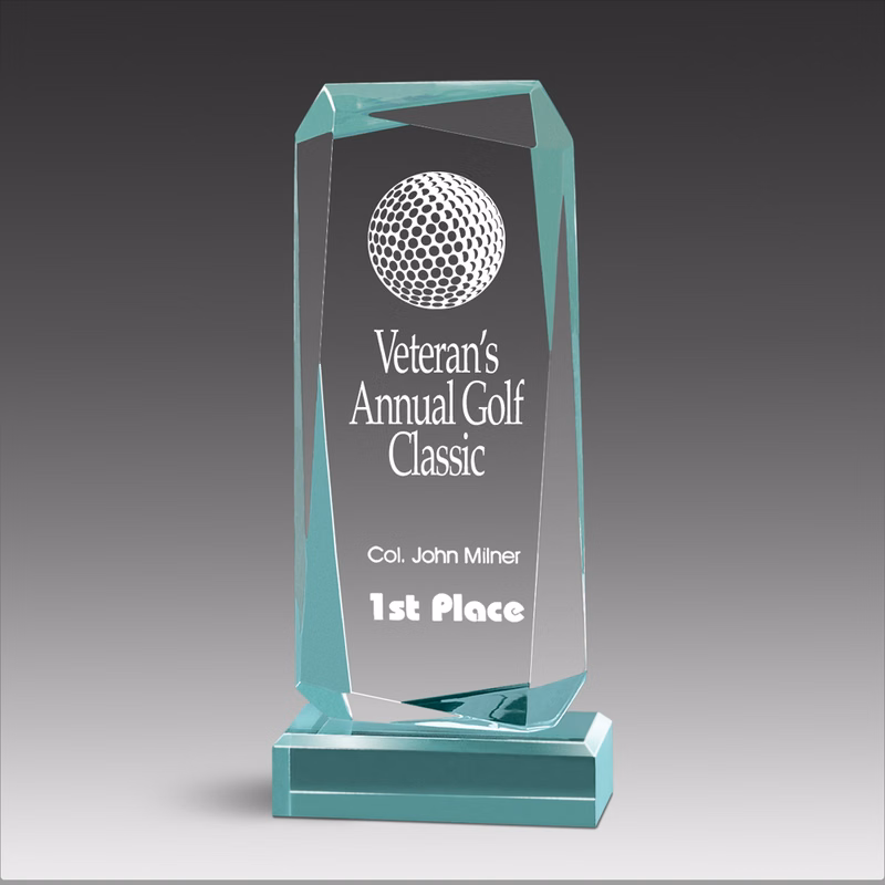 Facet Rectangle Award (5"x11"x2")