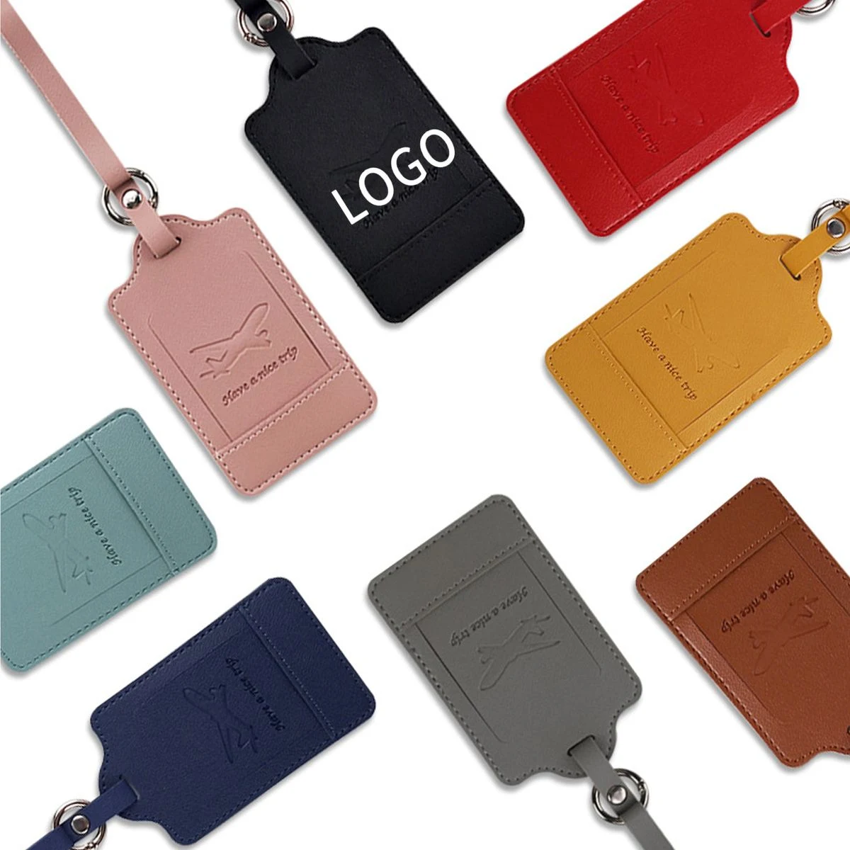 PU Leather Travel Bag Tag 1