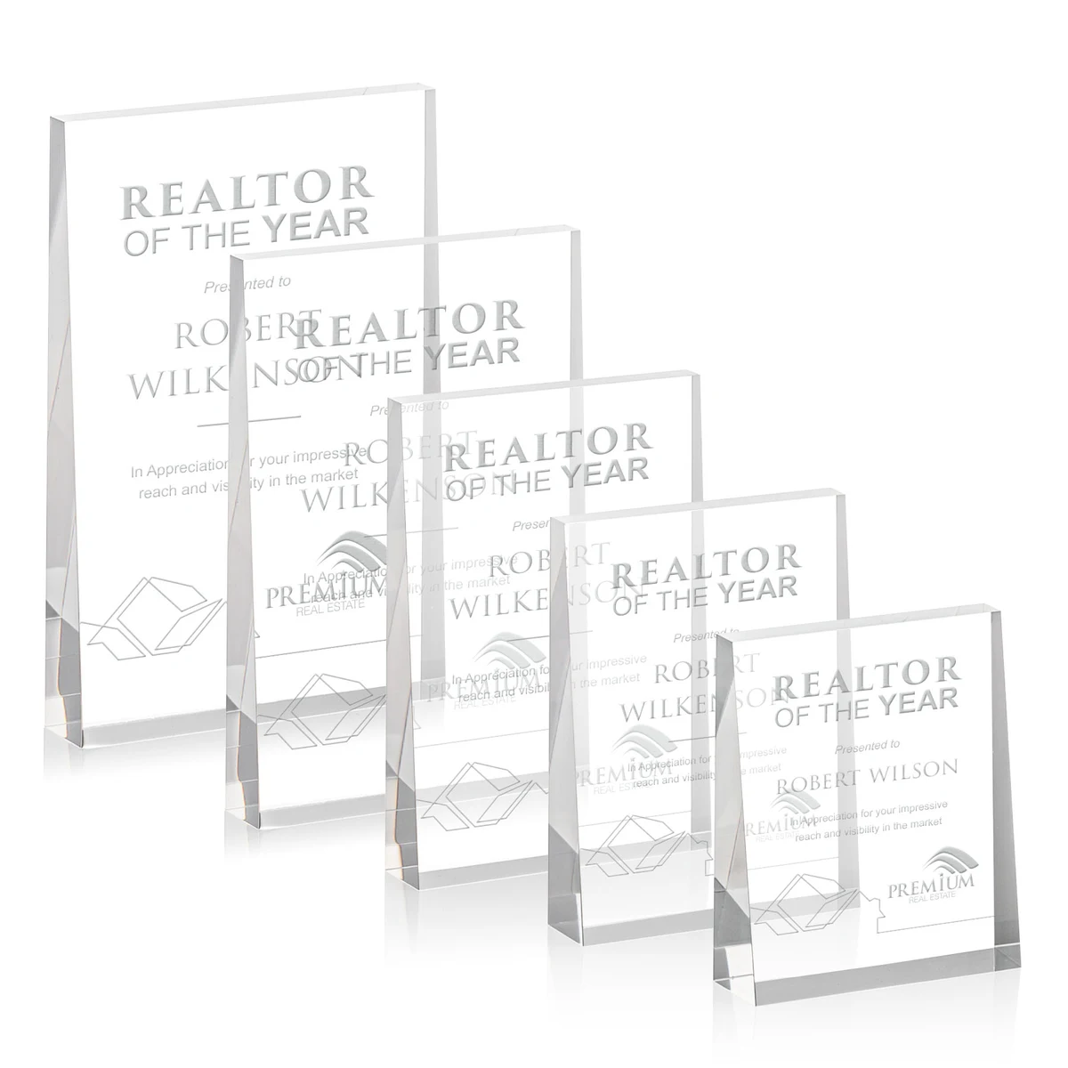 Lansing Award - Clear (Vert) 1
