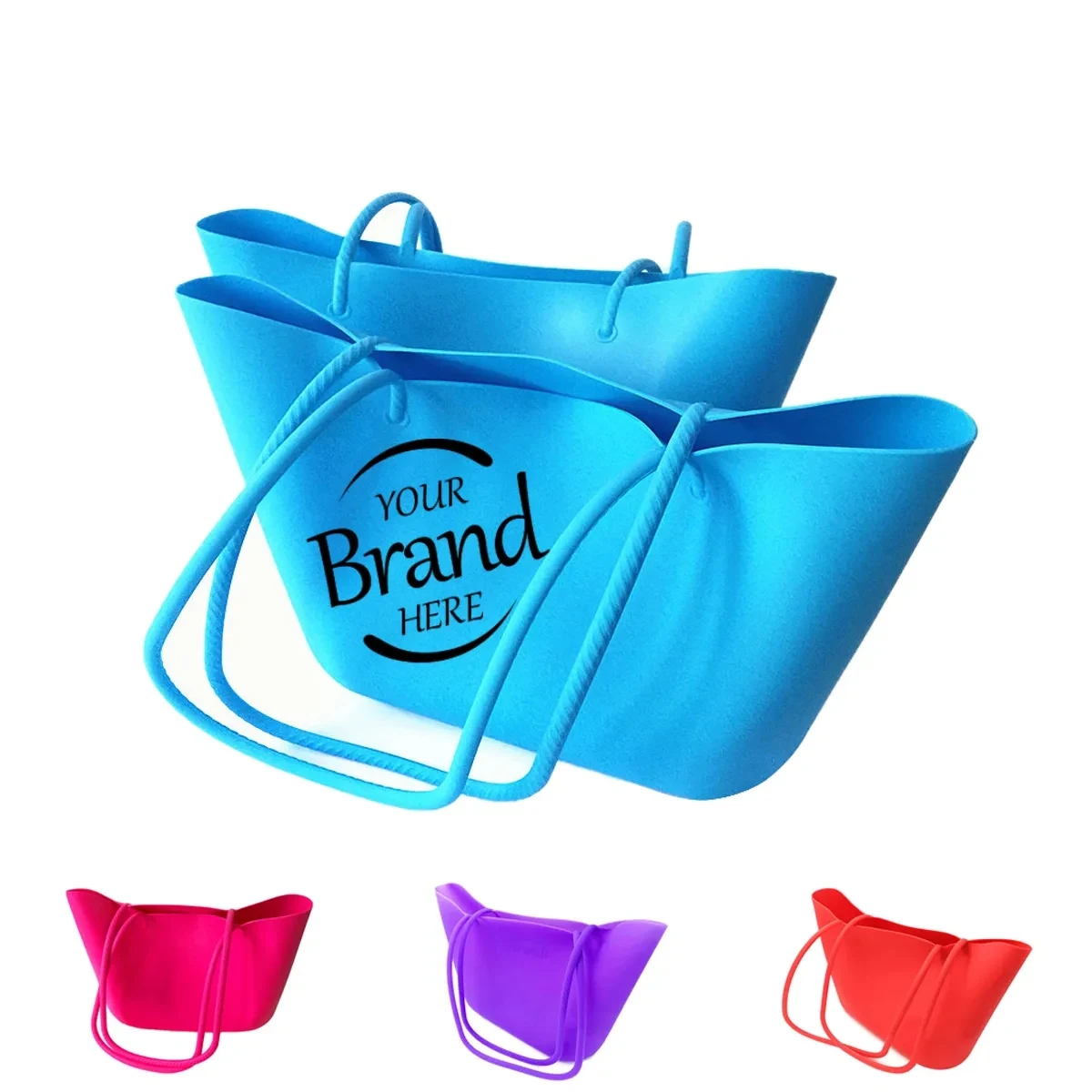 Silicone Waterproof Beach Tote Bag 1