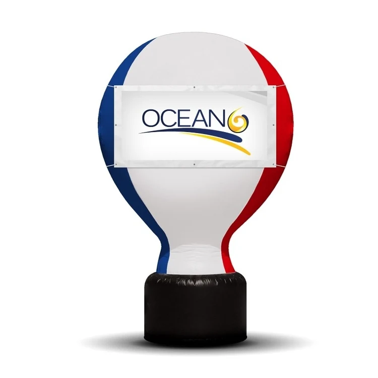 Hot Air Balloon Shape 8' (Full Color Digital Print, 2 Locations) 1