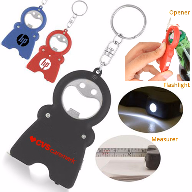 GlowFlip LED Bottle Opener Keychain