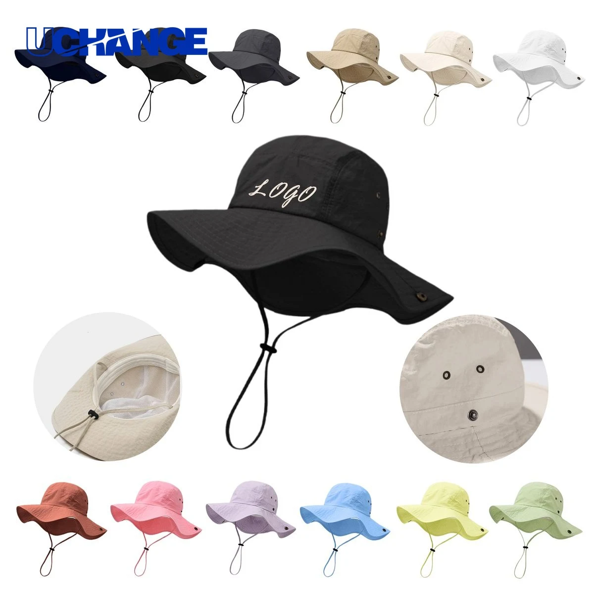 UV Protection Bucket Sun Hats for Outdoor Wear 1
