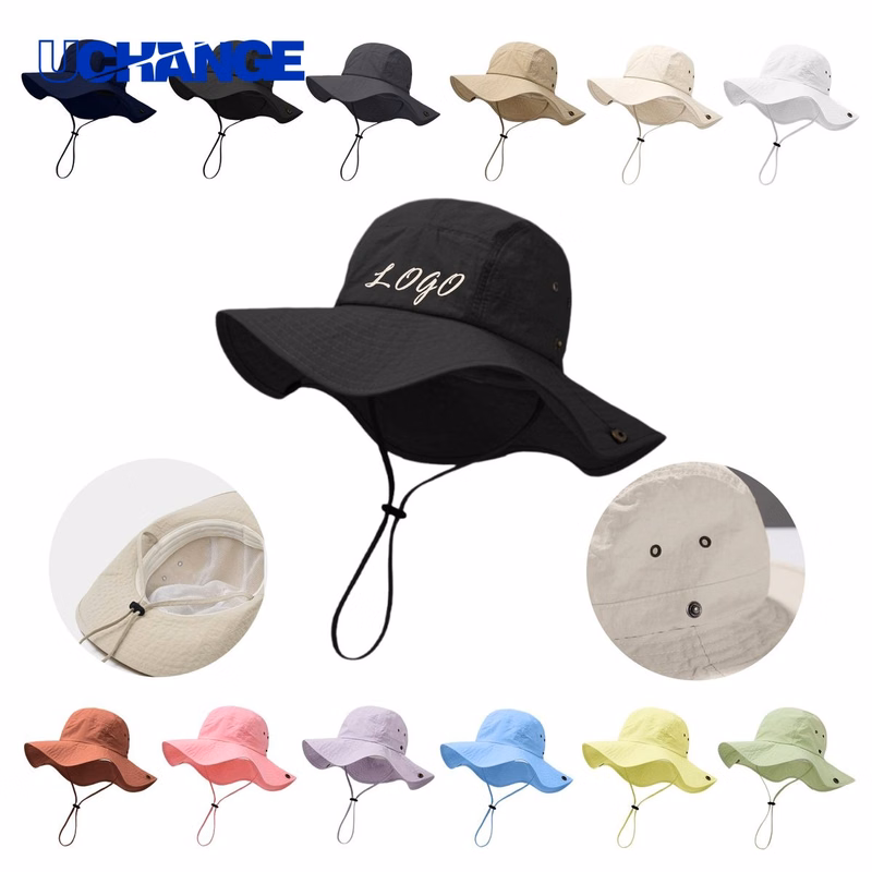 UV Protection Bucket Sun Hats for Outdoor Wear