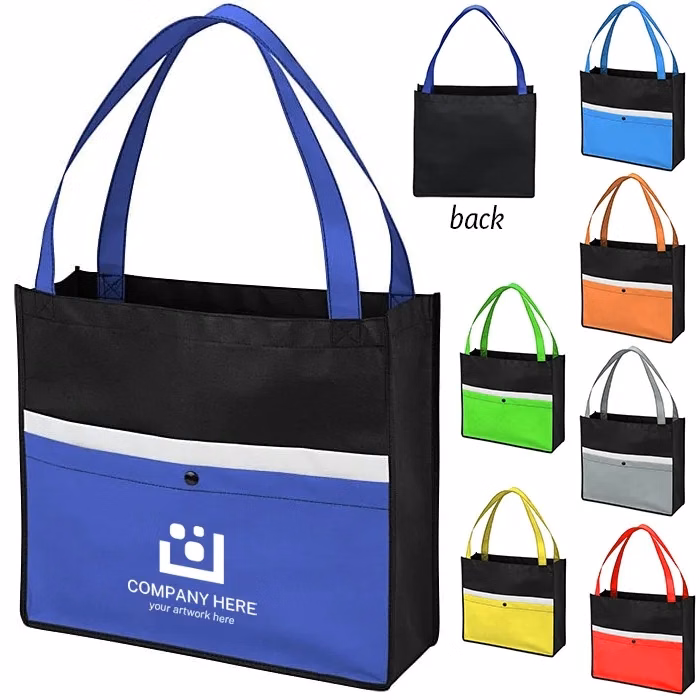 Corridor Snap Non-Woven Pocket Tote