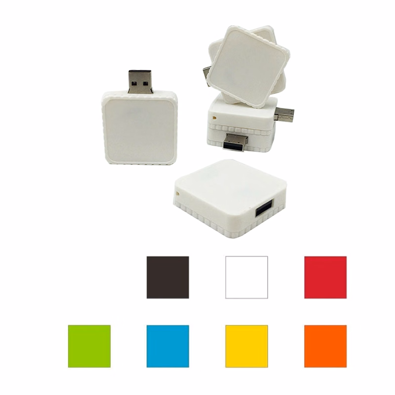 16GB Square Twister Flash Drive