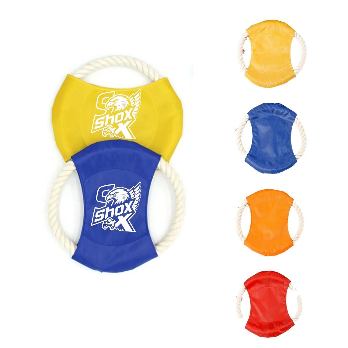 MOQ10 Cotton Rope Flying Disc 1