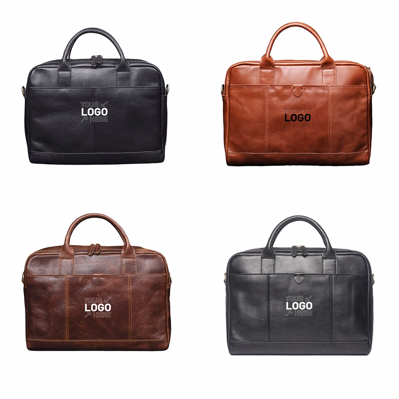 Leather Laptop Shoulder Bag