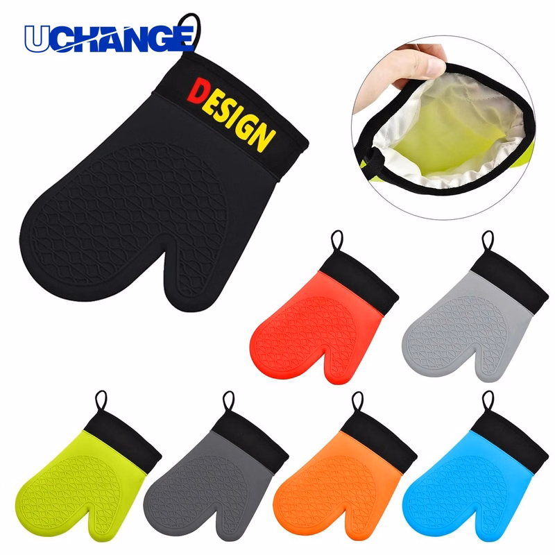 Heat-Resistant Silicone Oven Gloves