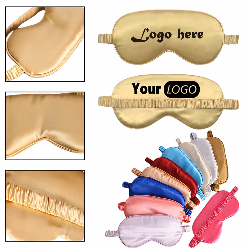 Soft Silk Like Adjustable Light Blocking Eye Mask