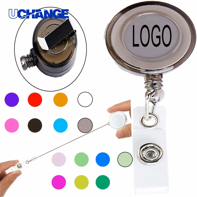 Badge Reel with Belt Clip