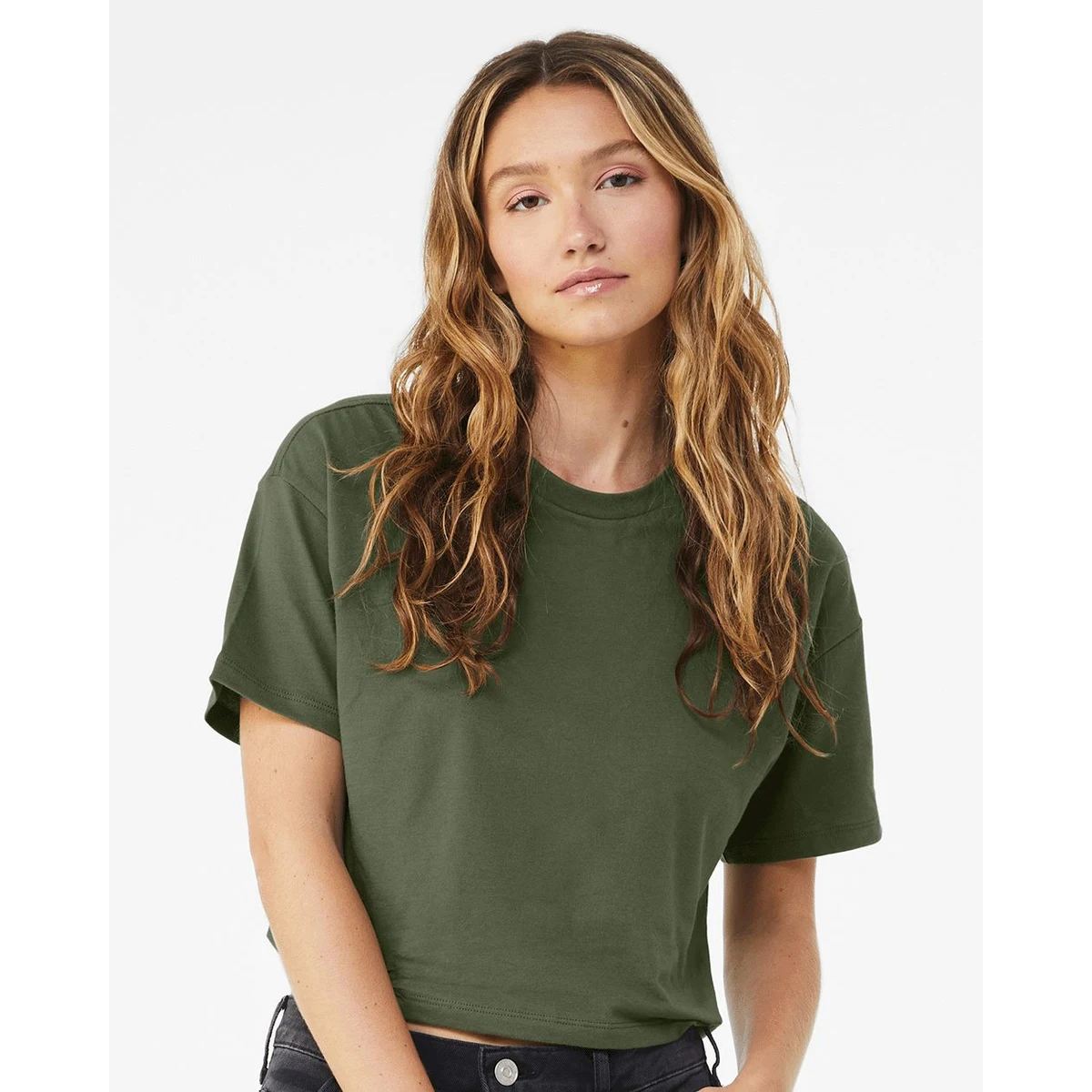 Women's Jersey Crop Tee - 6482 1