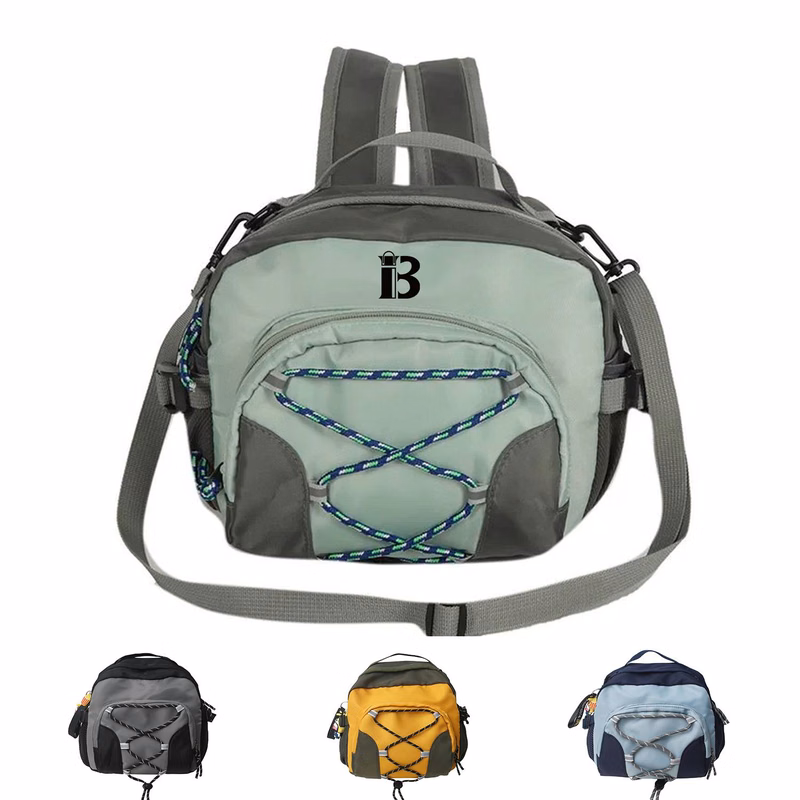 Polyester City Light Outdoor Hiking Crossbody Bag Backpack