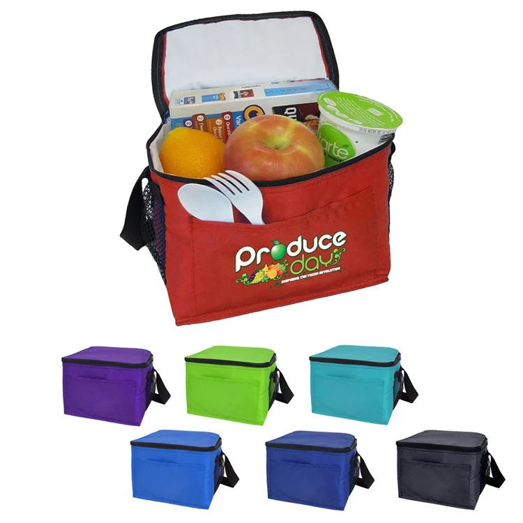 6-Can Cooler with both side mesh pockets 1