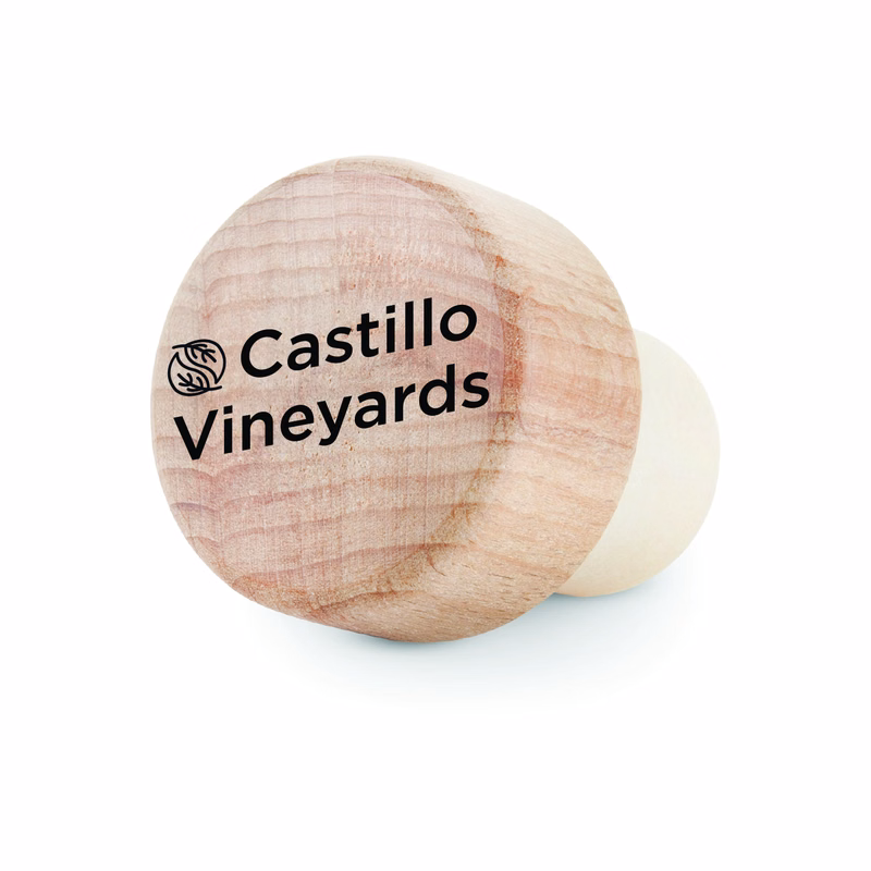 True® Woody™ Wine Bottle Stopper
