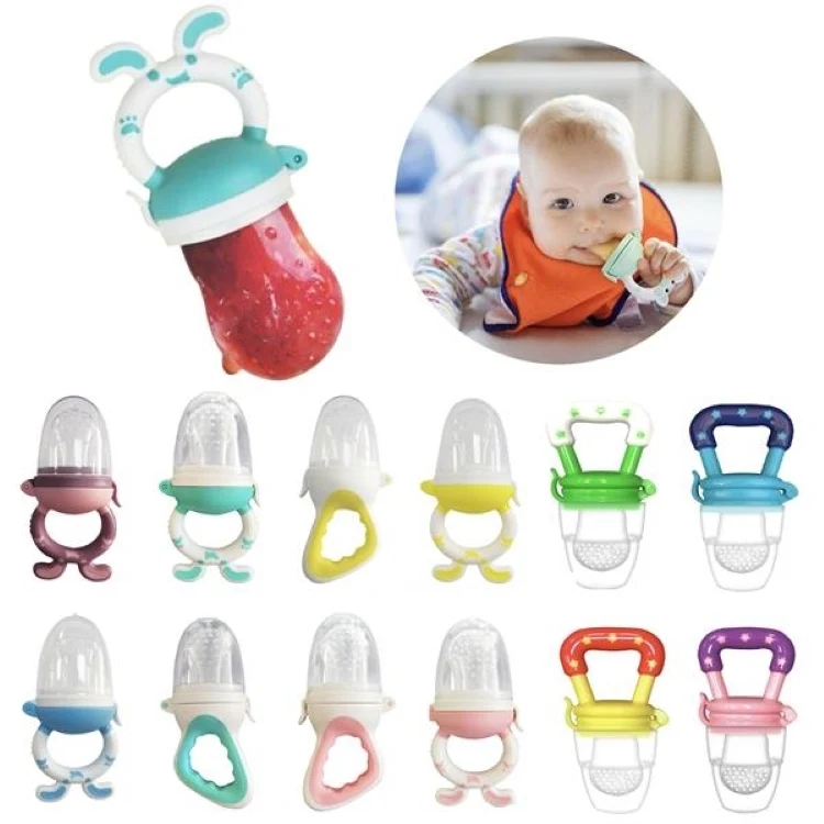 Silicone Feeder and Teether coming up with a solution for freezing milk with a baby pacifier feeder 1