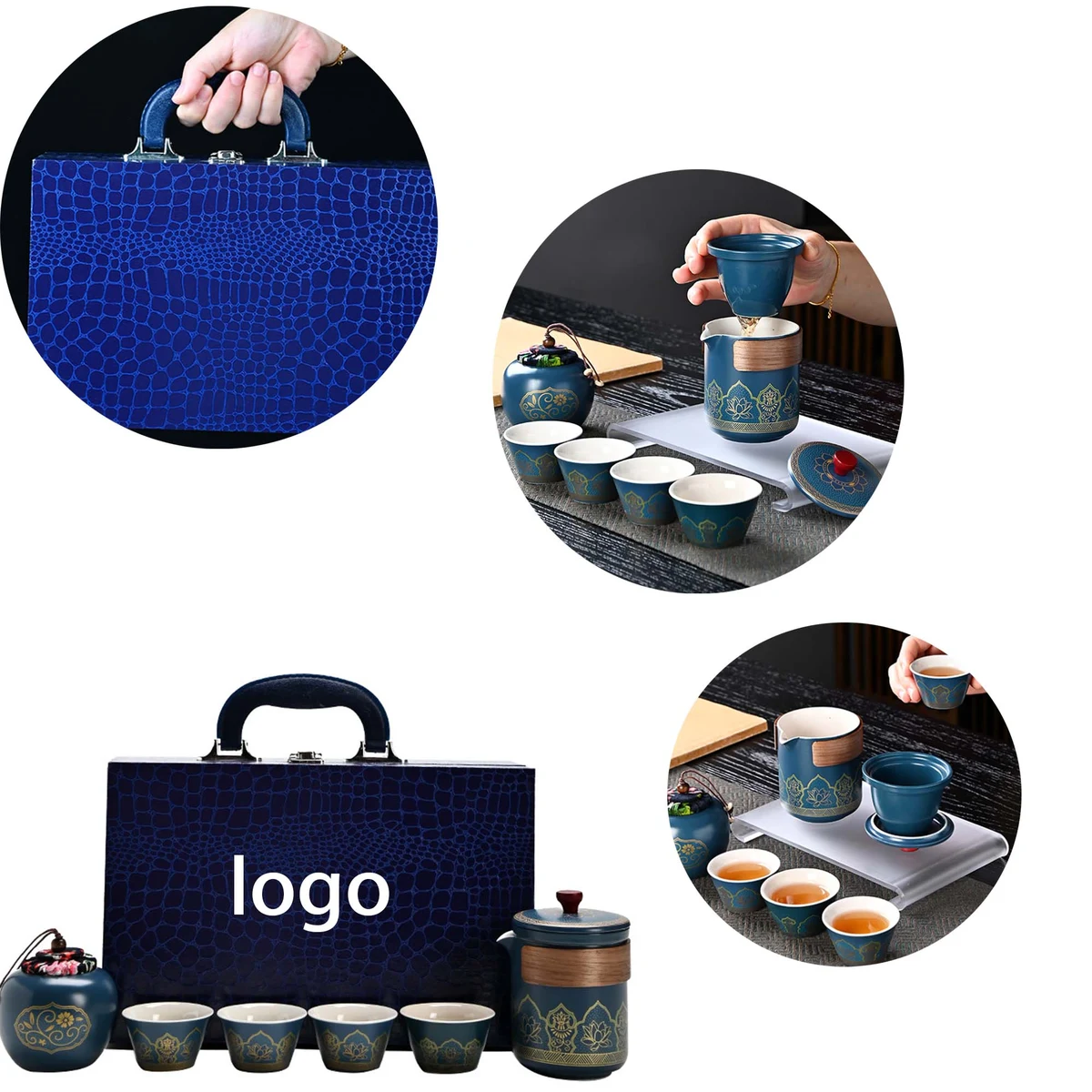 Chinese New Year Gift Ceramic Tea Set 1
