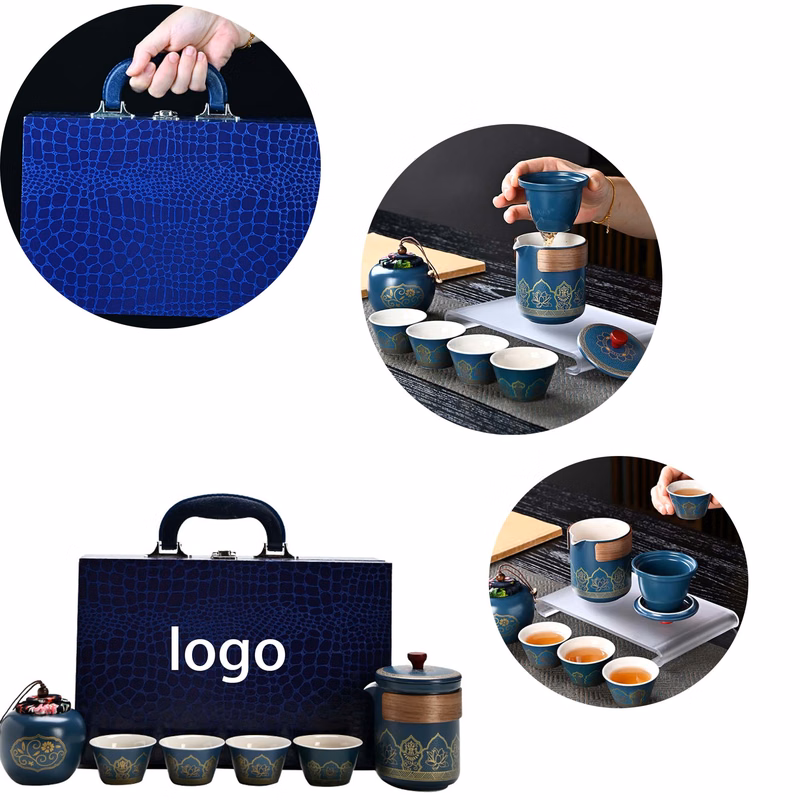 Chinese New Year Gift Ceramic Tea Set