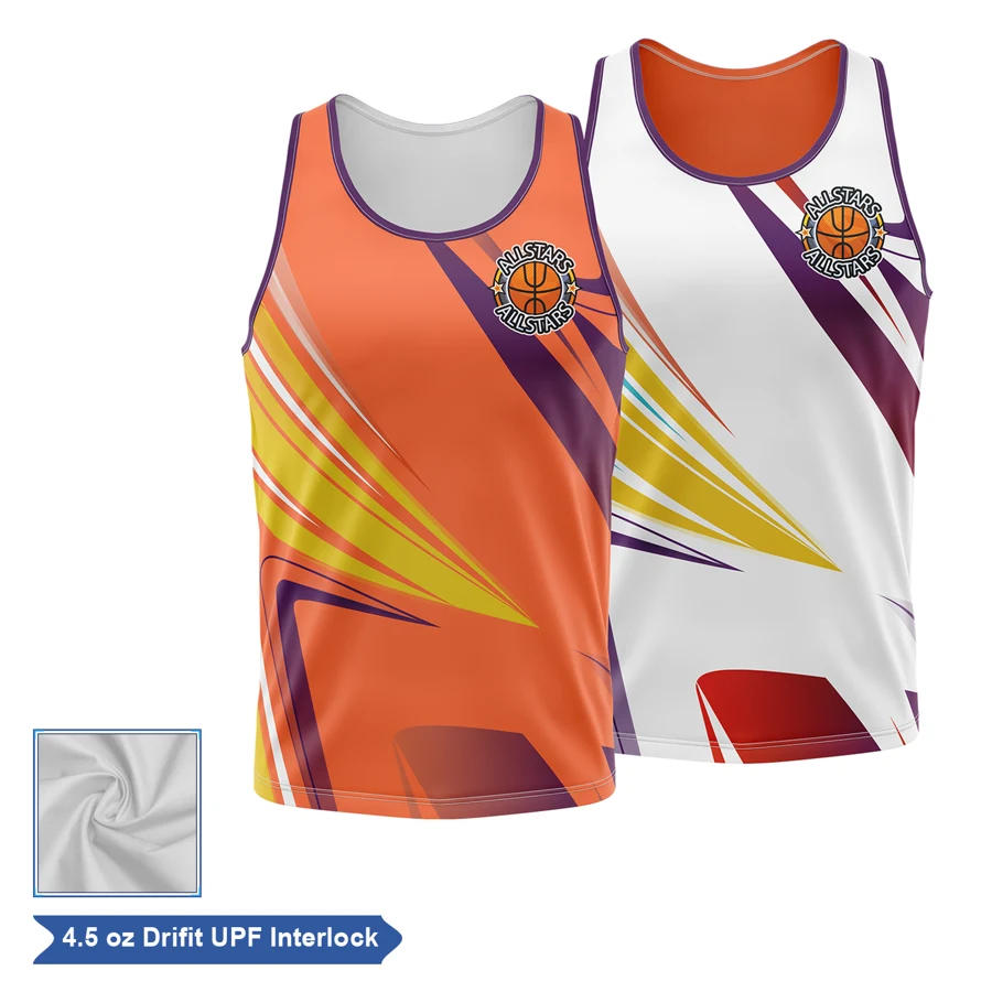 Sublimation UPF DriFit Reversible Tank Top - Men, Women, 1