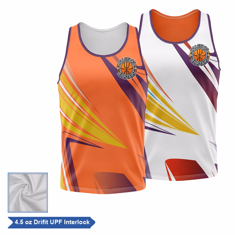 Sublimation UPF DriFit Reversible Tank Top - Men, Women,