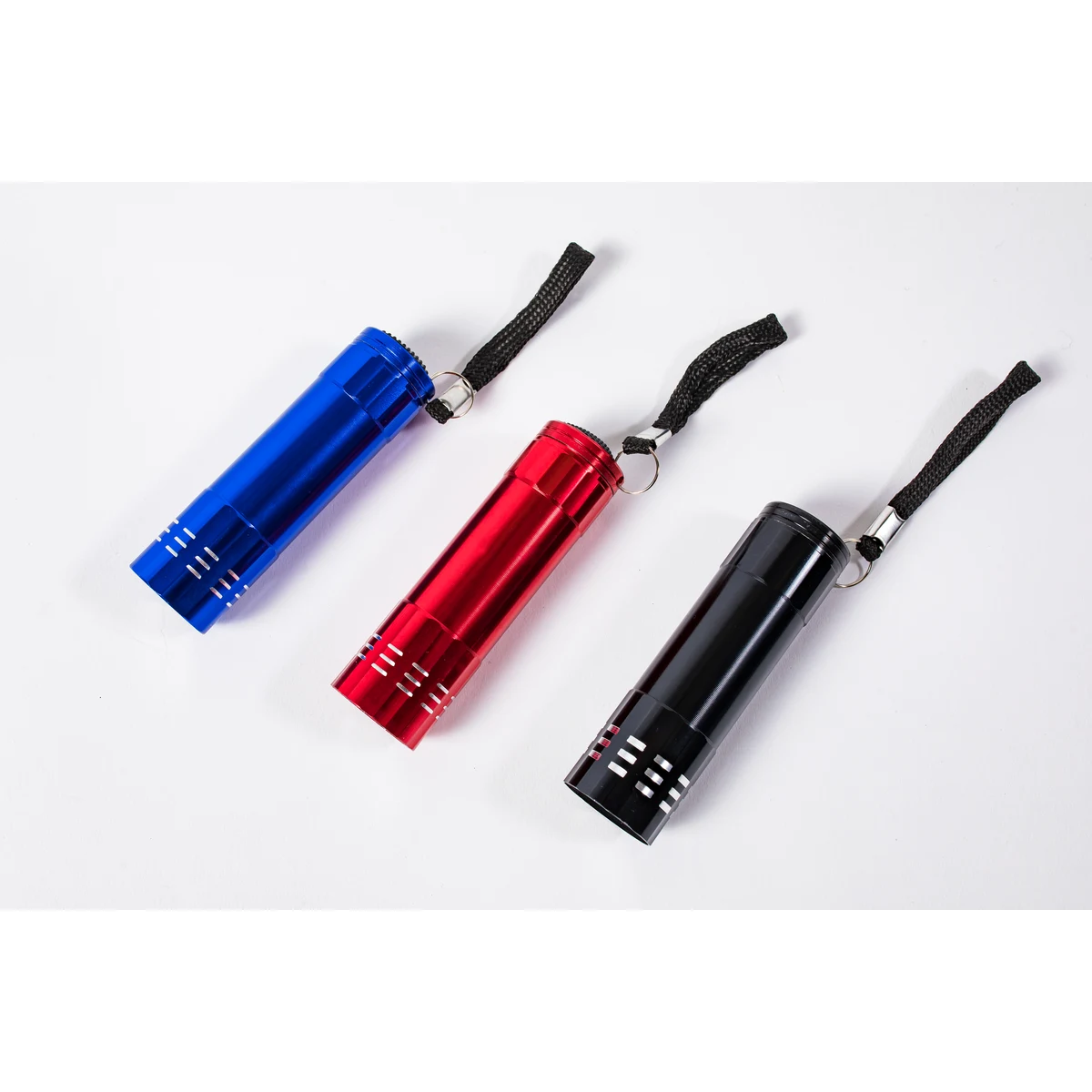 9LED Pocket Flashlight With Strap, Gift Box, And 3AAA Batteries Included! 1
