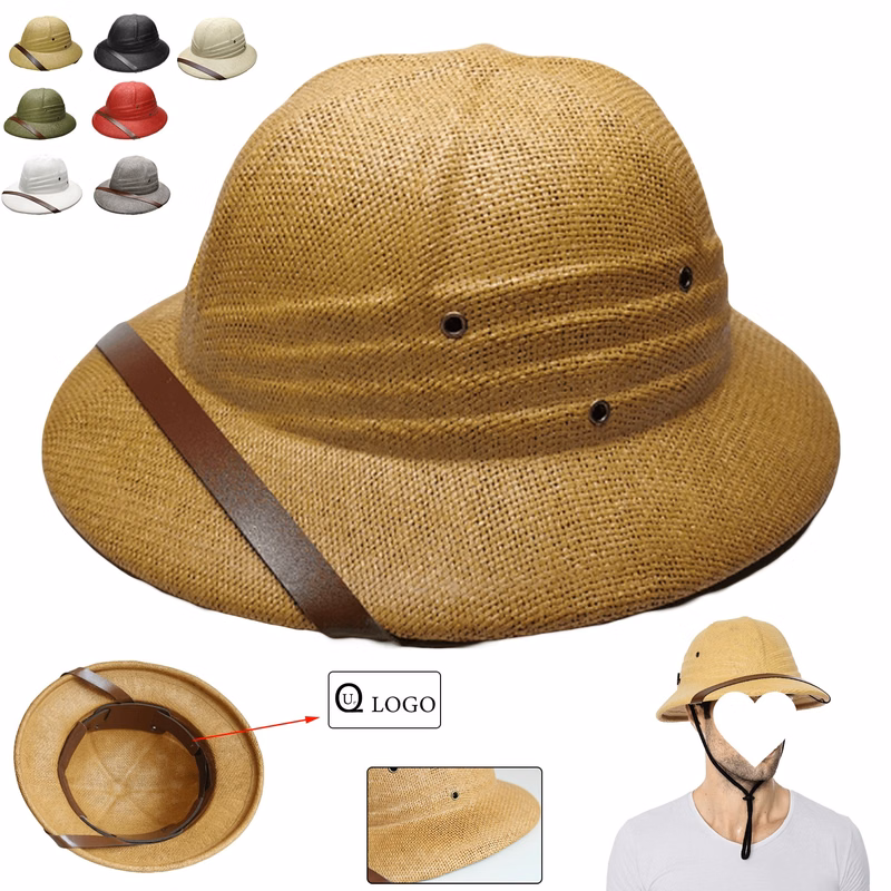 Adults' Summer Riding Sun Protective Straw Hat