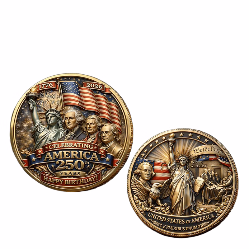 Custom Metal 3D Challenge Coin