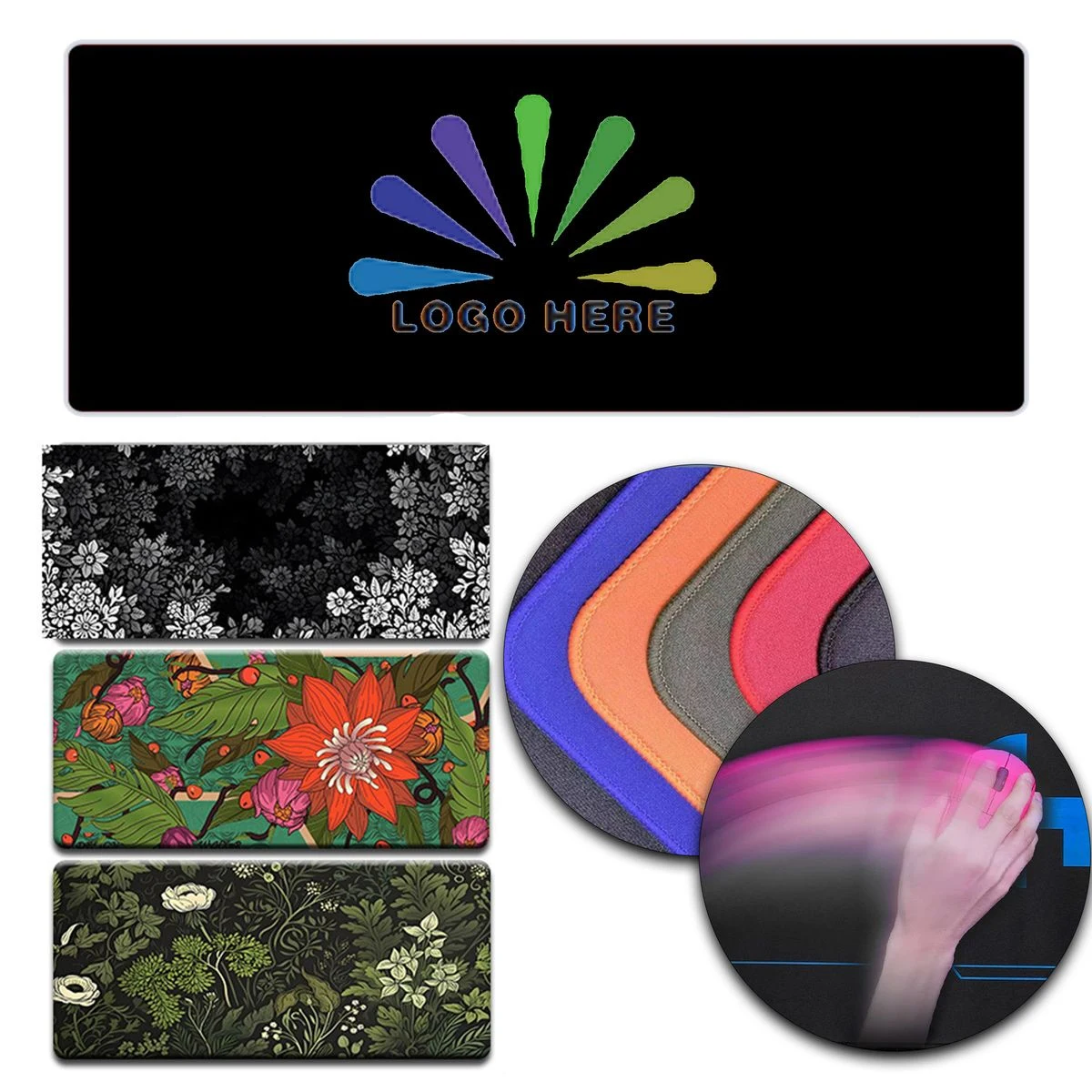 Custom Printed Mouse Pad Non Slip Keyboard Mat 1