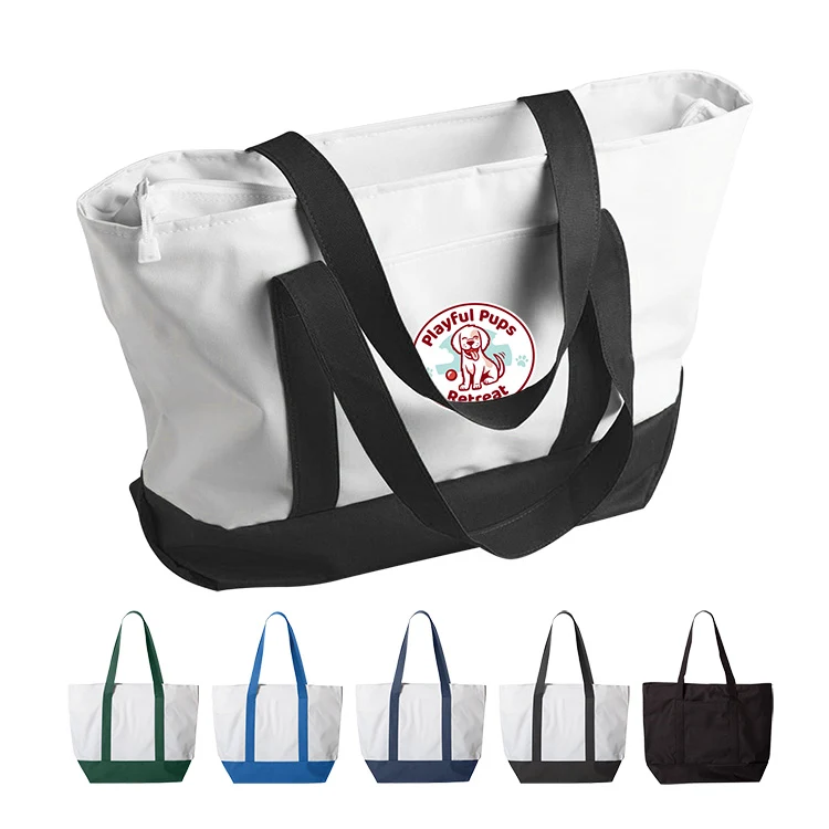 600D Bay View Giant Zipper Boat Tote 1