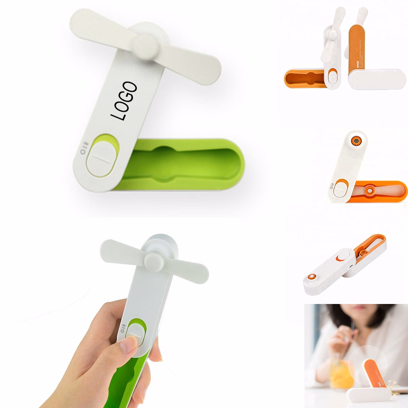 Portable Foldable Pocket Fan USB Rechargeable