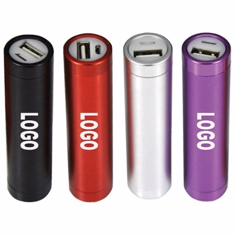 Cylinder Stick Power Bank Charger - 2200 mAh