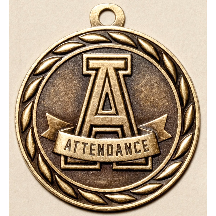 Attendance Medal, 2"
