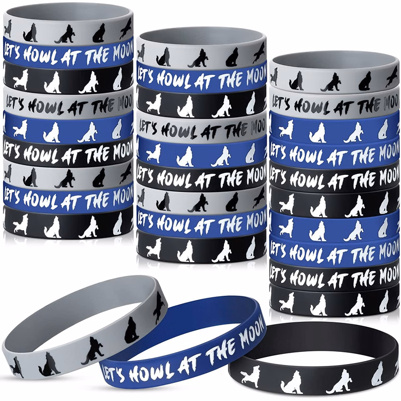 Printable Colorfilled Silicone Bracelet Wristband