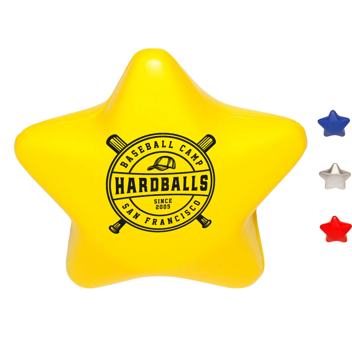 Star Stress Balls w/ Custom Logo PU Stress Reliever Balls 1