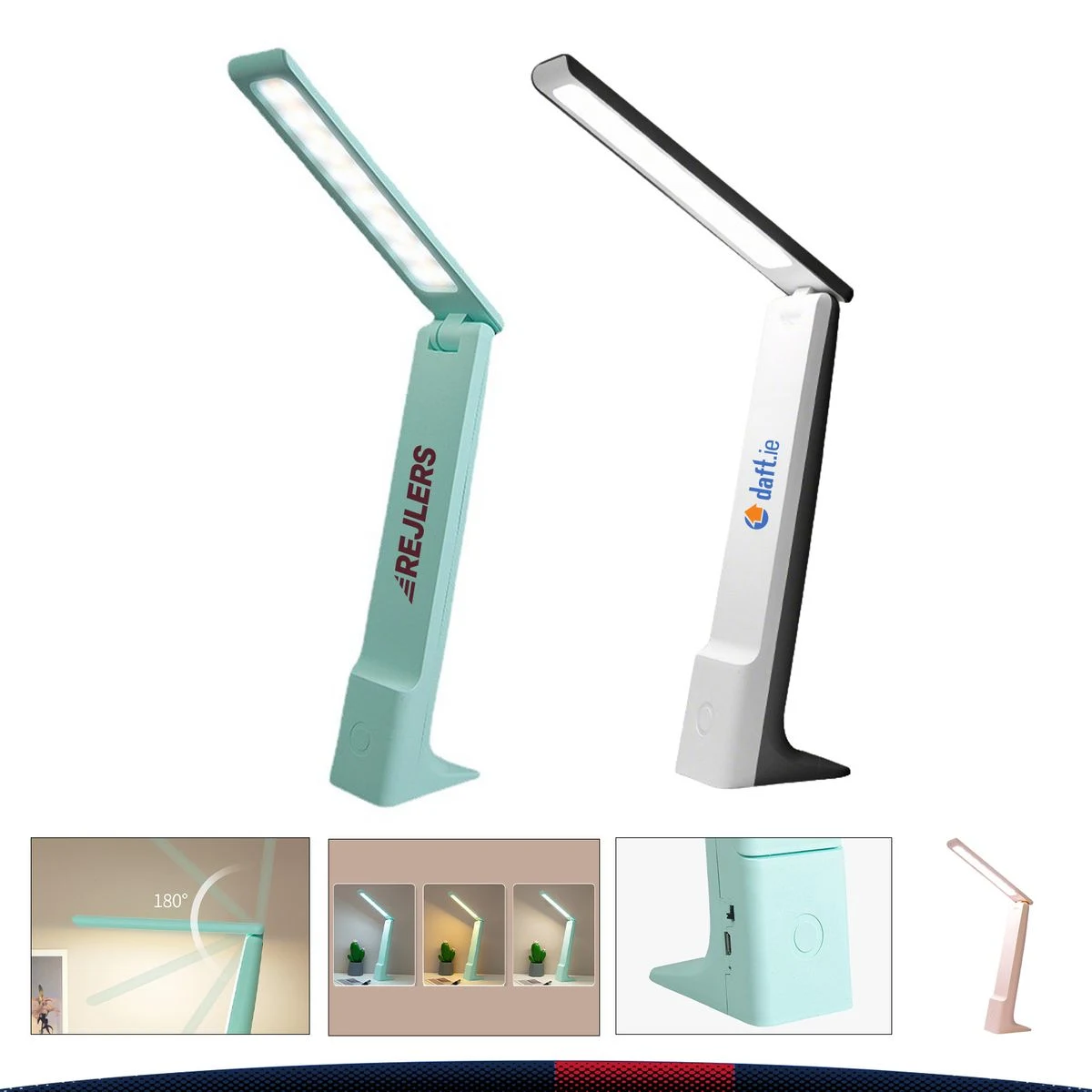 Zadie Rechargeable Foldable LED Desk Lamp 1