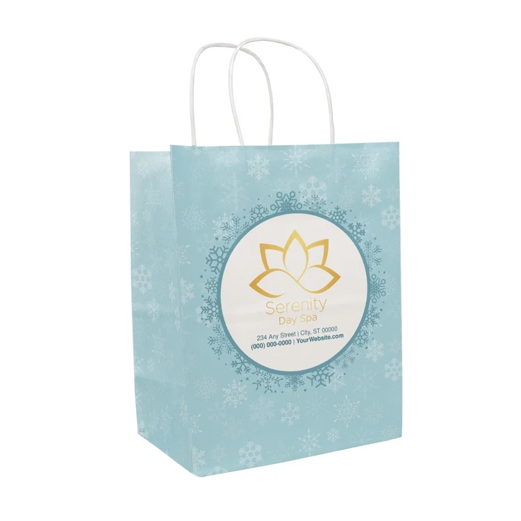 Christmas Scatter Design 2 Handle Shopper (8.5" x 10.25" x 5") 1