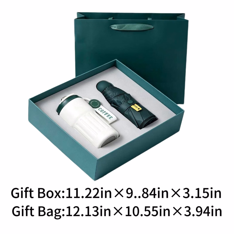Branded Thermal Mug And Umbrella Gift Bundle