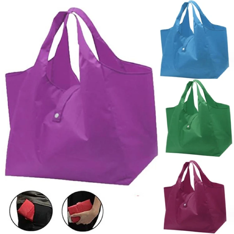 Foldable Lightweight Shopping Bag, custom tote bag with logo imprint 1