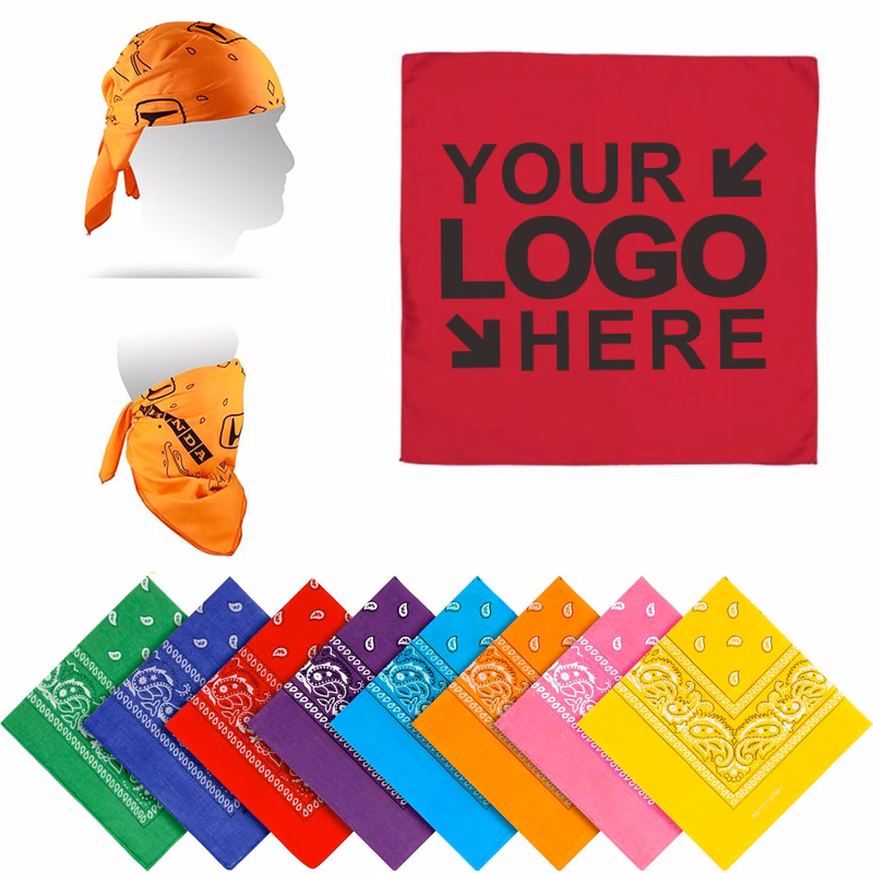 MOQ50Pcs Full-Color Sublimated Headband Bandana