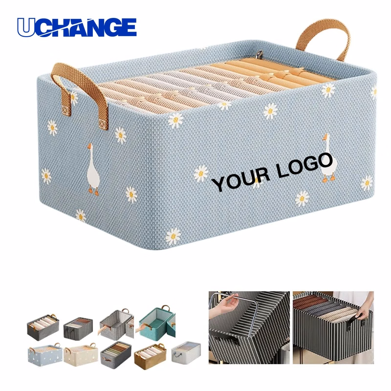 Fabric Storage Box with Handles