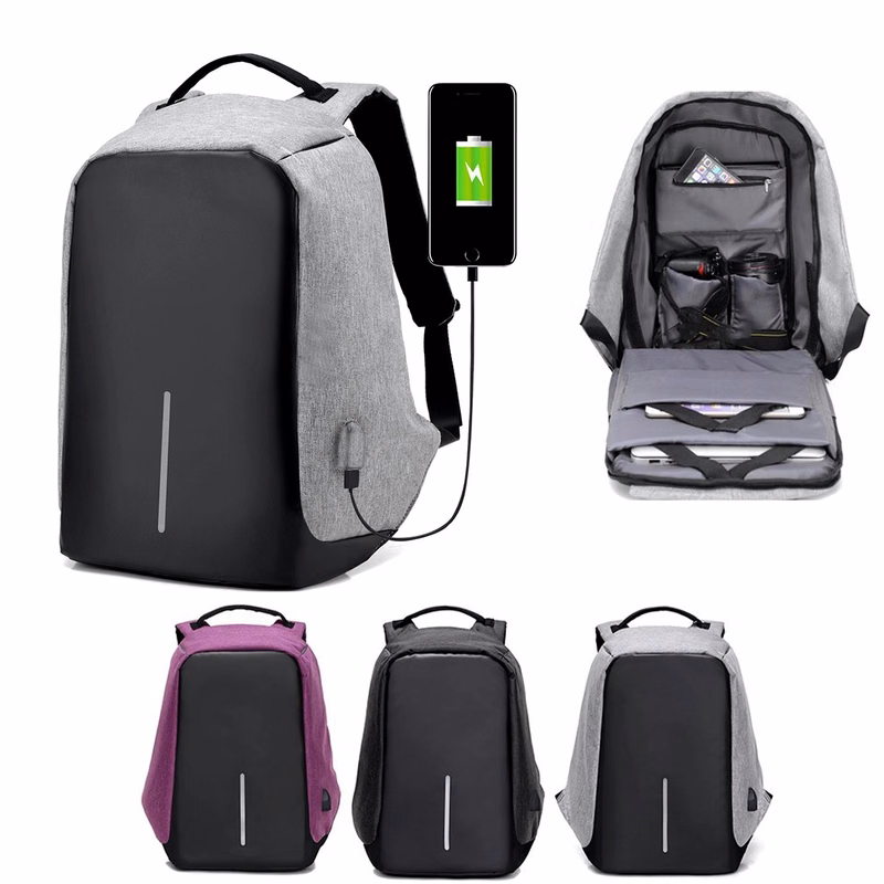 Waterproof Laptop Backpack With Usb Charging Port